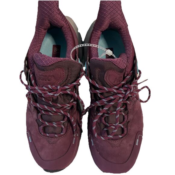 New Women’s HOKA W KAHA 2 LOW GTX Hiking Boots Waterproof GRAPE WINE Size  8.5B - Picture 1 of 11